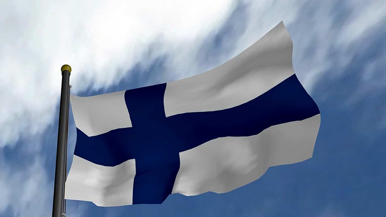 Флаг Финляндии